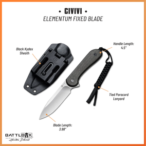 CIVIVI Fixed Blade Elementum