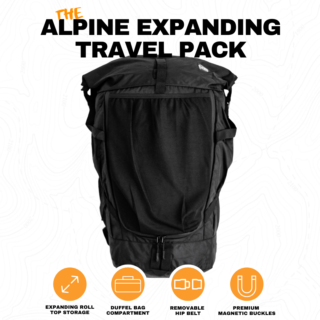 The Expanding Travel Pack - Duffle Backpack 40-70L