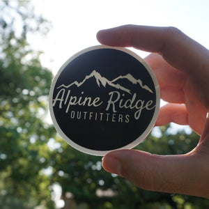 Alpine 3" Weather-Proof Sticker freeshipping - Alpine Ridge Outfitters
