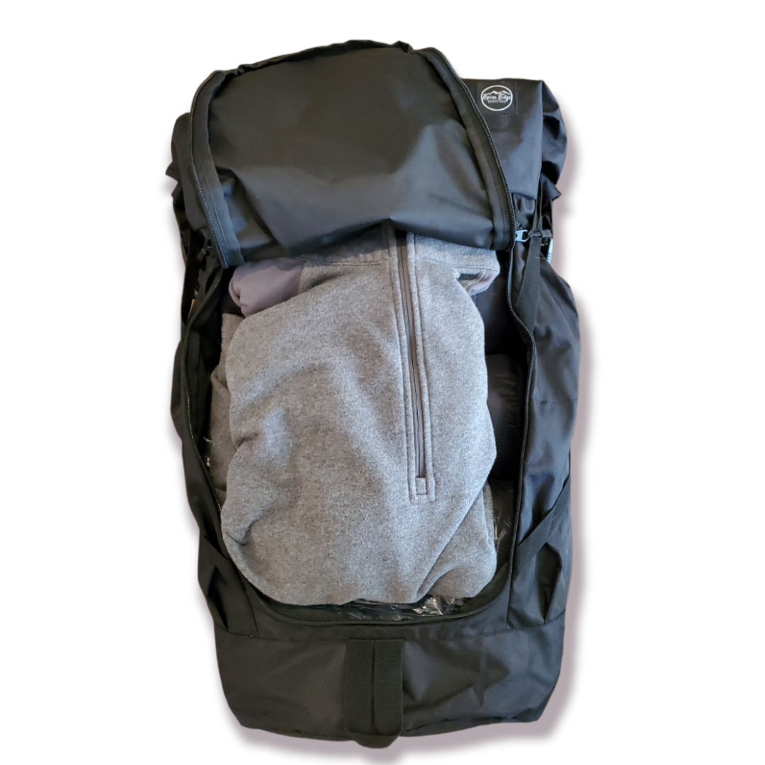 The Expanding Travel Pack Duffle Backpack 40-70L